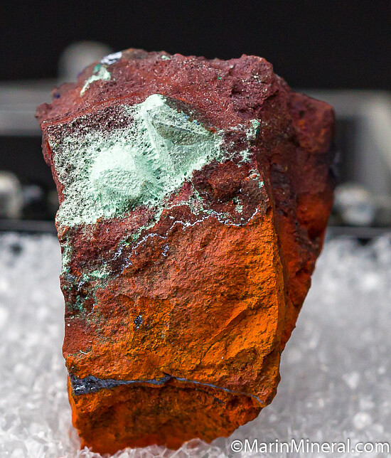 Malachite after Cuprite