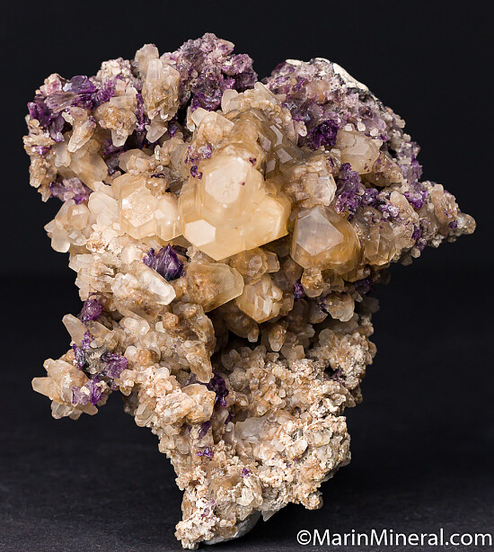 Calcite with Fluorite