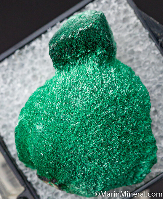 Malachite after Azurite on Malachite