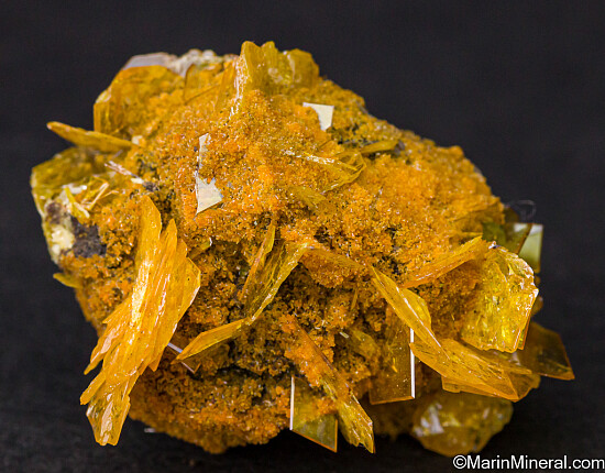 Wulfenite with Mimetite