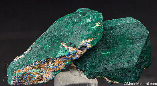 Malachite after Azurite