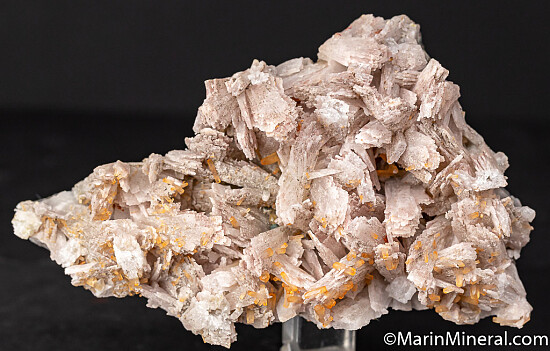Calcite on Quartz after Anhydrite