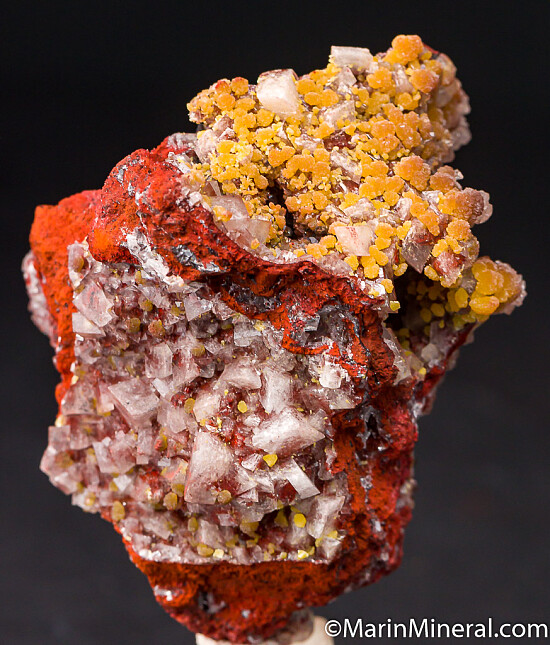 Mimetite with Calcite