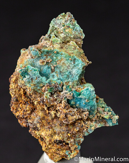 Quartz over Chrysocolla