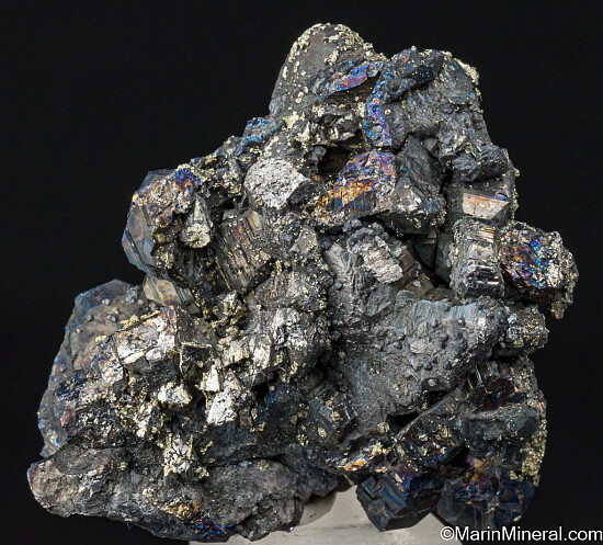 Pyrite on Bournonite