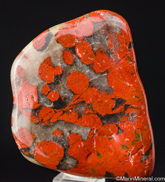 Quartz var. Poppy Jasper