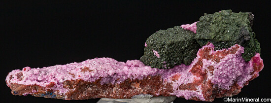Kolwezite on Cobaltian Calcite