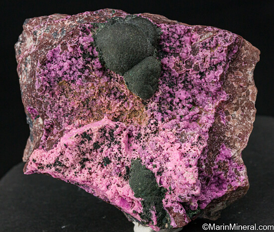 Kolwezite on Cobaltian Calcite