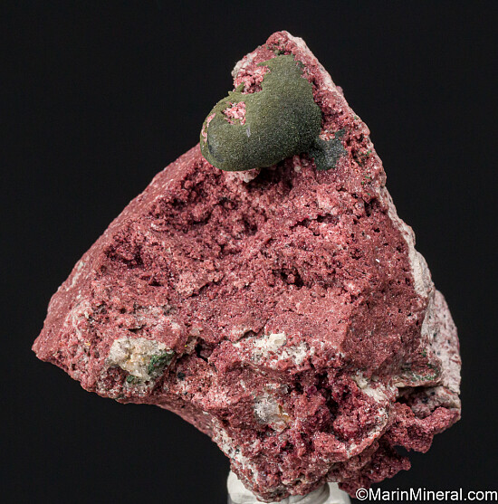 Kolwezite on Cobaltian Calcite