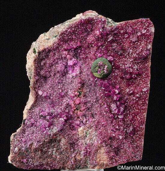 Kolwezite on Cobaltian Calcite