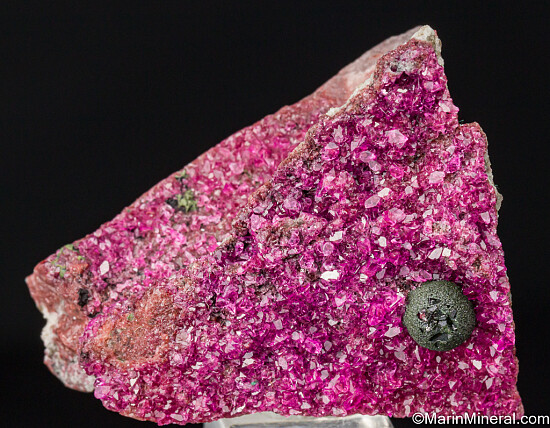 Kolwezite on Cobaltian Calcite