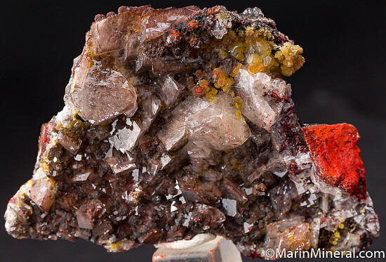 Mimetite with Calcite