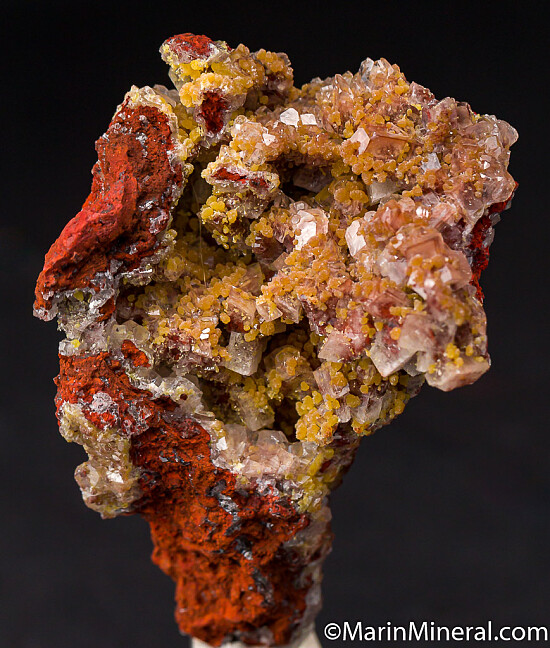 Mimetite with Calcite