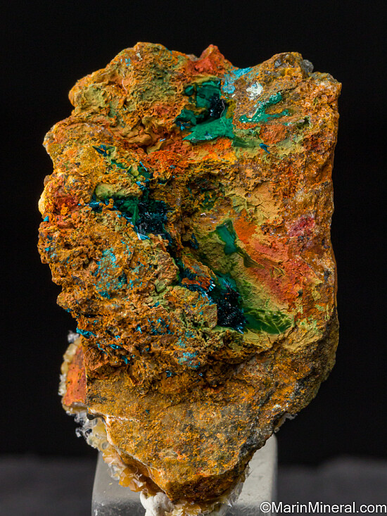 Clinoclase on Cornubite