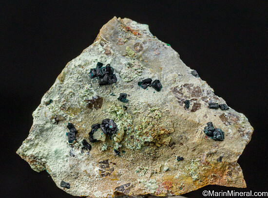 Clinoclase on Cornubite