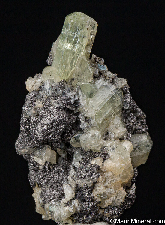 Diopside on Graphite