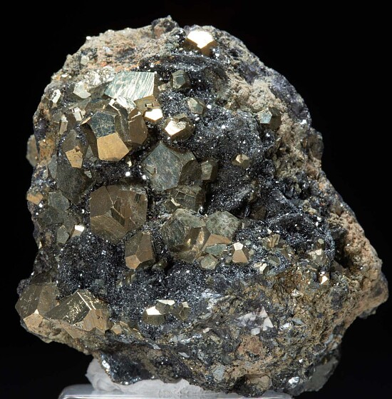 Pyrite with Hematite