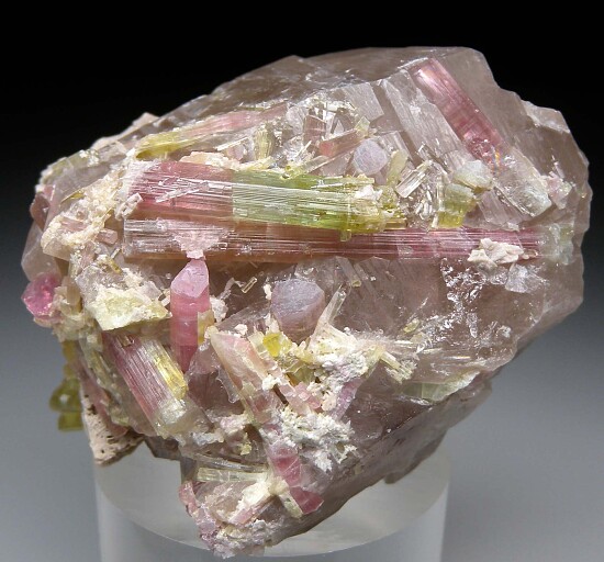 Tourmaline on Quartz