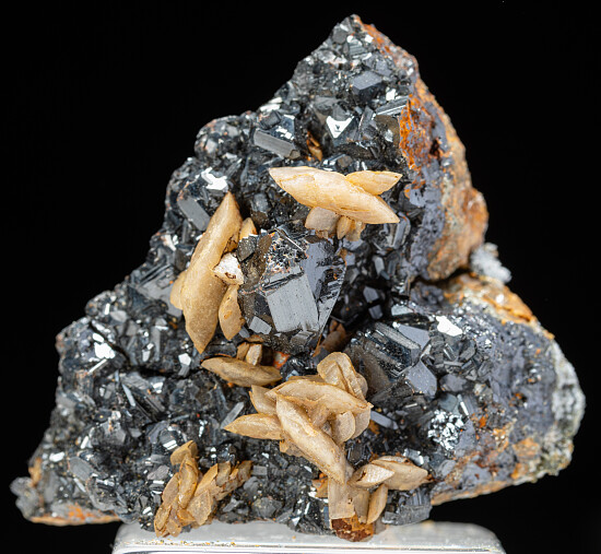 Siderite on Sphalerite