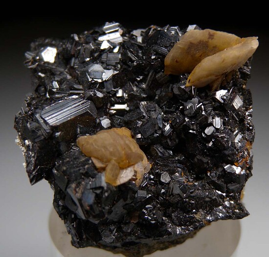 Siderite on Sphalerite