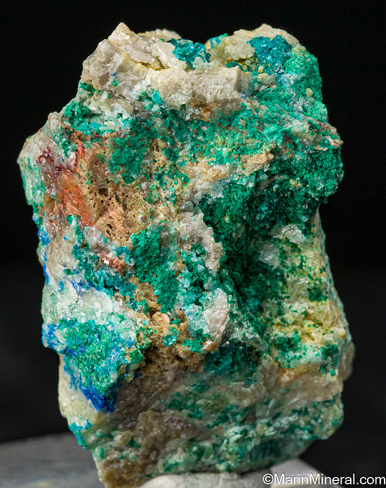 Caledonite, Cerussite, Brochantite