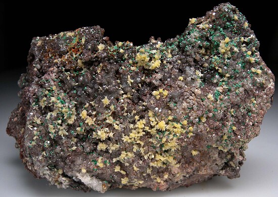Mimetite with Malachite