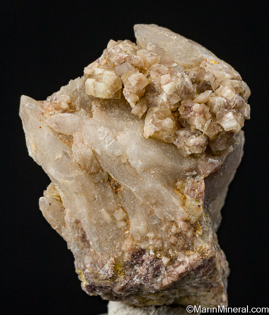 Woodhouseite on Quartz
