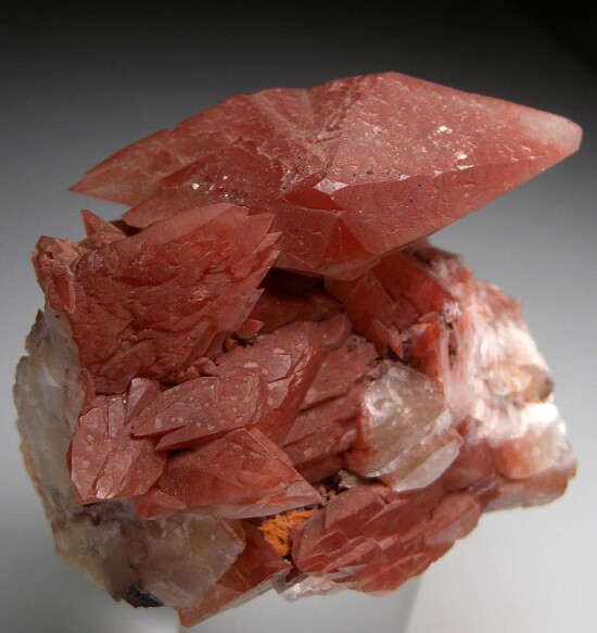 Hematite with Calcite