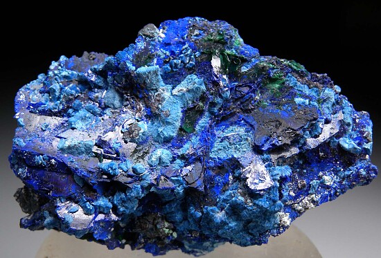 Azurite with Shattuckite