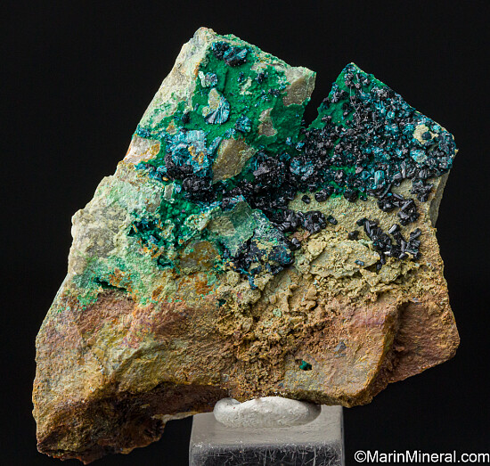 Clinoclase on Cornubite