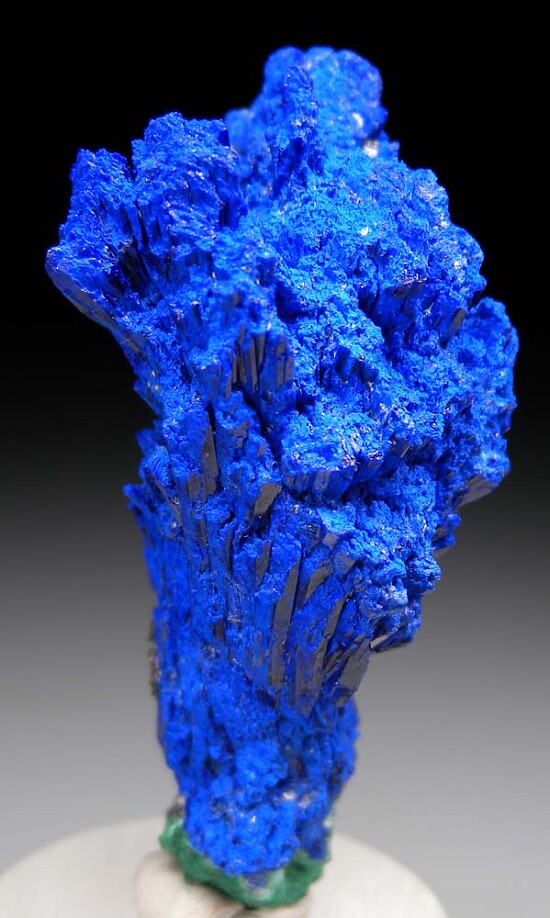 Azurite with Malachite