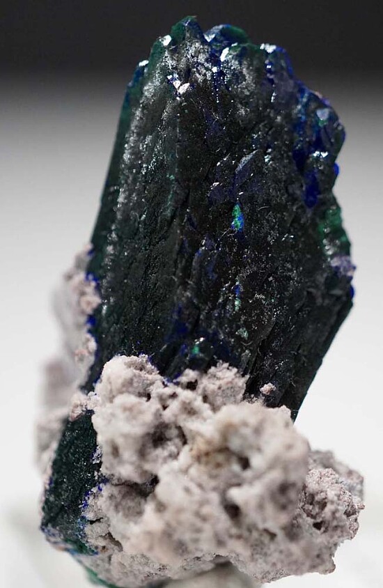 Azurite with Malachite