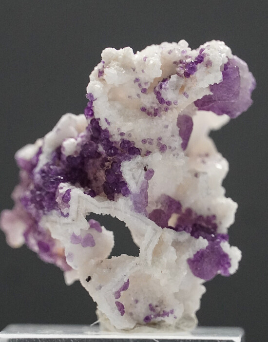 Fluorite on Quartz epimorph