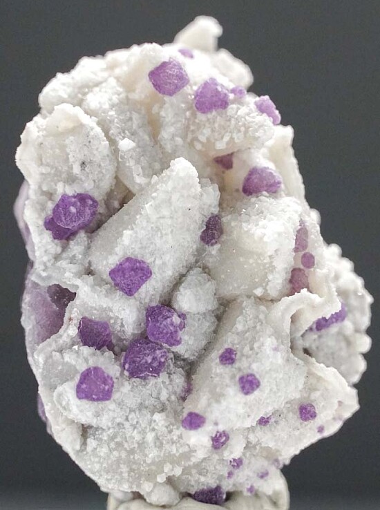 Fluorite on Quartz epimorph