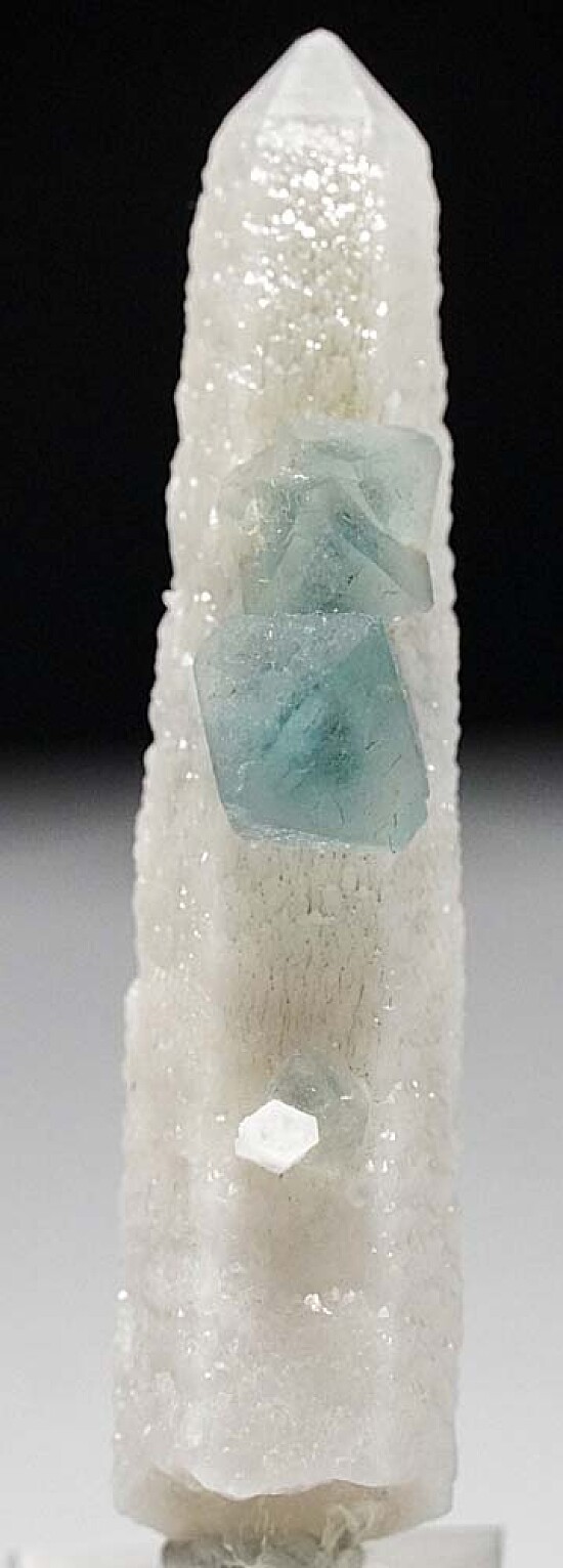 Fluorite on Quartz