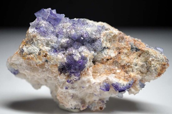 Fluorite with Quartz