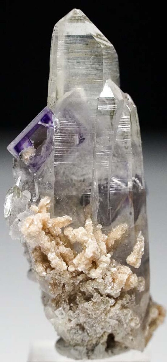 Fluorite on Quartz