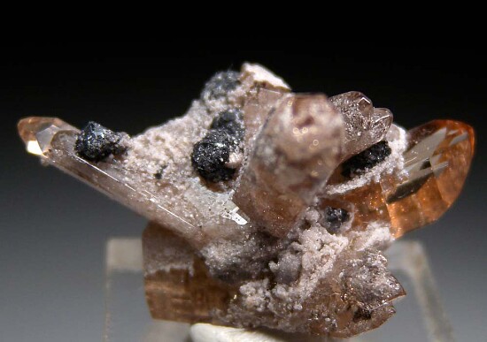 Topaz, Hematite pseudo Garnet