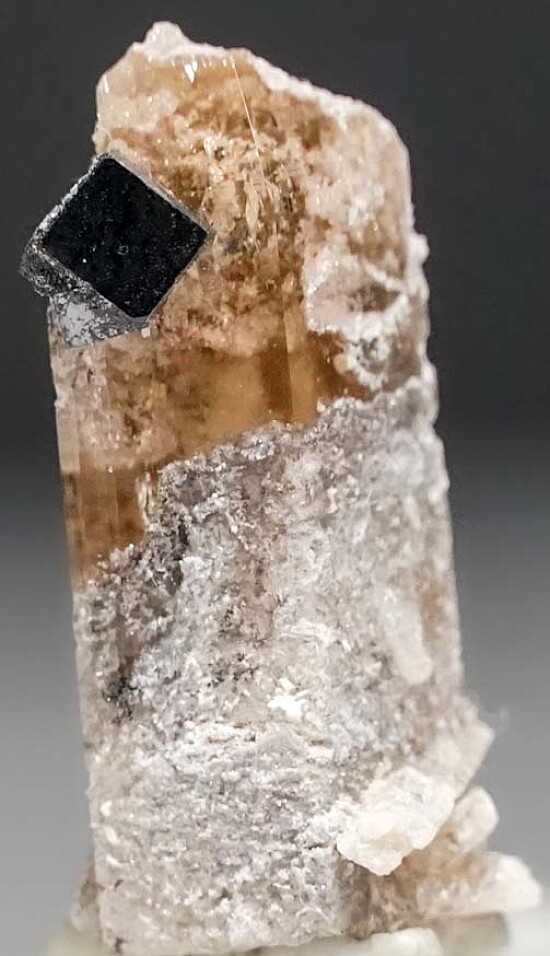 Bixbyite on Topaz