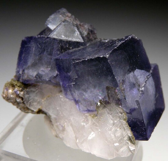 Fluorite on Quartz