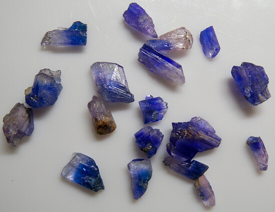 Tanzanite lot