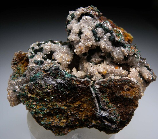 Cerussite with Malachite