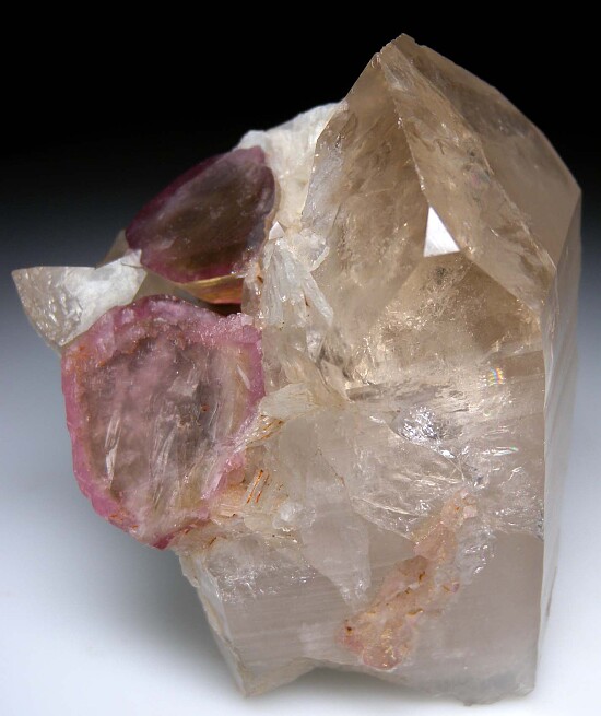Tourmaline on Quartz