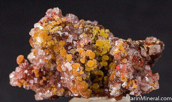 Mimetite with Calcite