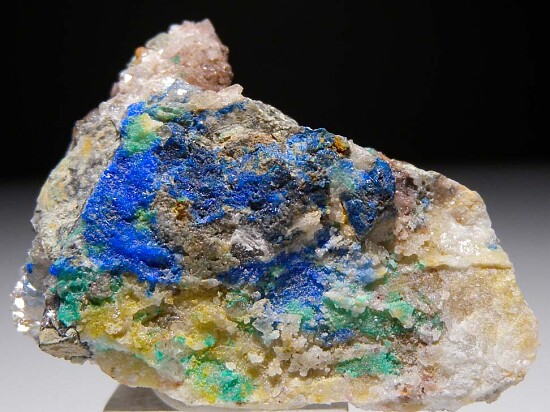 Linarite, Brochantite, Galena