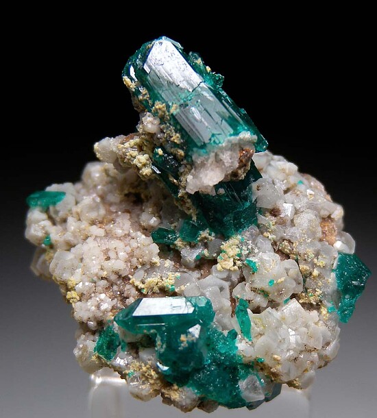 Dioptase with Willemite