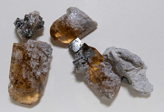 Topaz with Bixbyite