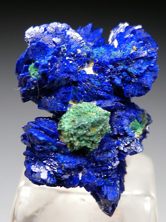 Malachite on Azurite