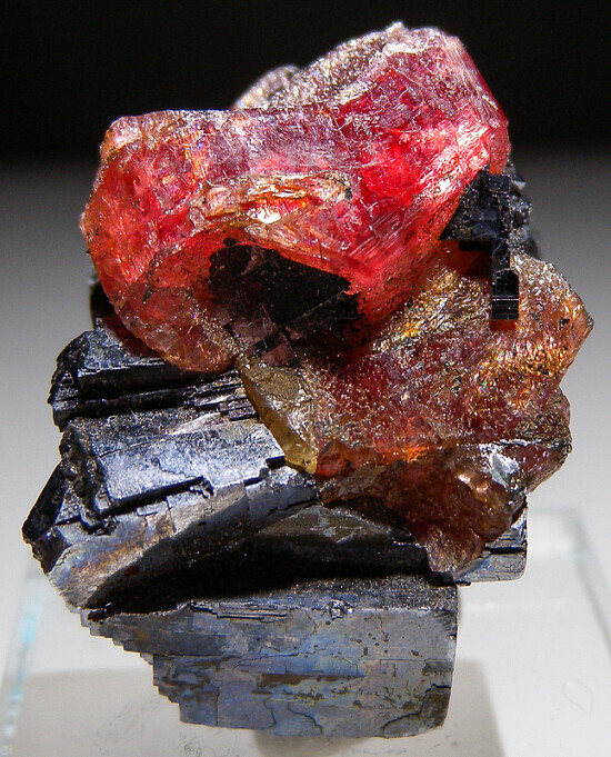 Rhodonite with Galena