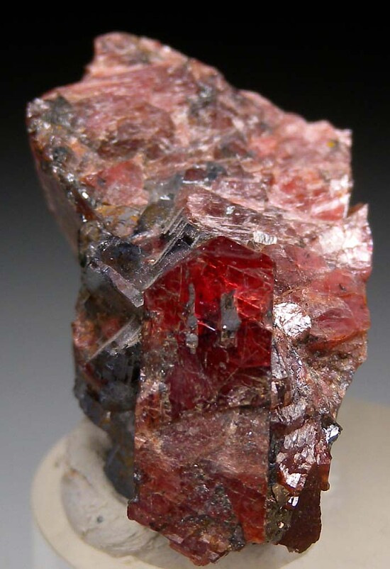 Rhodonite with Galena